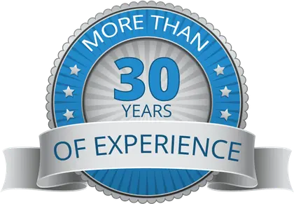 More than 30 years of experience