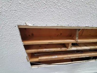 Interior ceiling repair and textured finish — photo 1 of 5