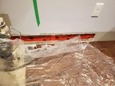 Wall repair, insulation, and flooring — photo 2 of 4