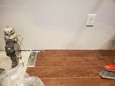 Wall repair, insulation, and flooring — photo 4 of 4