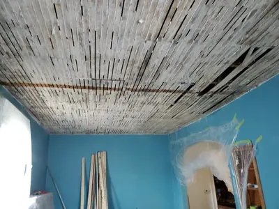 Ceiling plaster removal and drywall finishing — photo 4 of 9