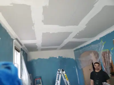 Ceiling plaster removal and drywall finishing — photo 5 of 9